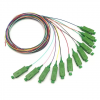 FBR-PT-SM-SC-APC-12CORE-1M 12 CORE - RENKLI SC APC SM 9/125 PIGTAIL - 1 MT