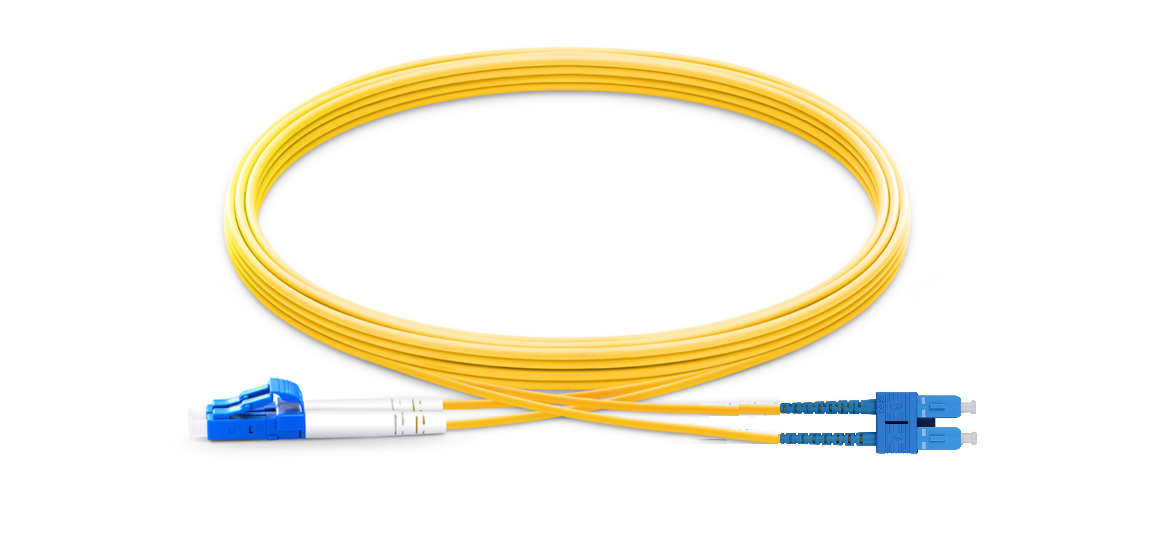 FBR-SM-LC-SC-1M LC-SC (SM) SINGLE MODE FIBER PATCH KABLO - 1 METRE