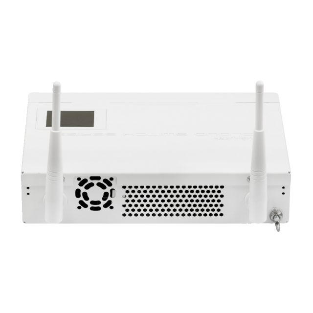 CRS109-8G-1S-2HnD-IN Cloud Router Switch 109-8G-1S-2HnD-IN Layer 3 ,8xGbit Lan, 1 SFP, 2.4 Ghz Wifi ,LCD,L5