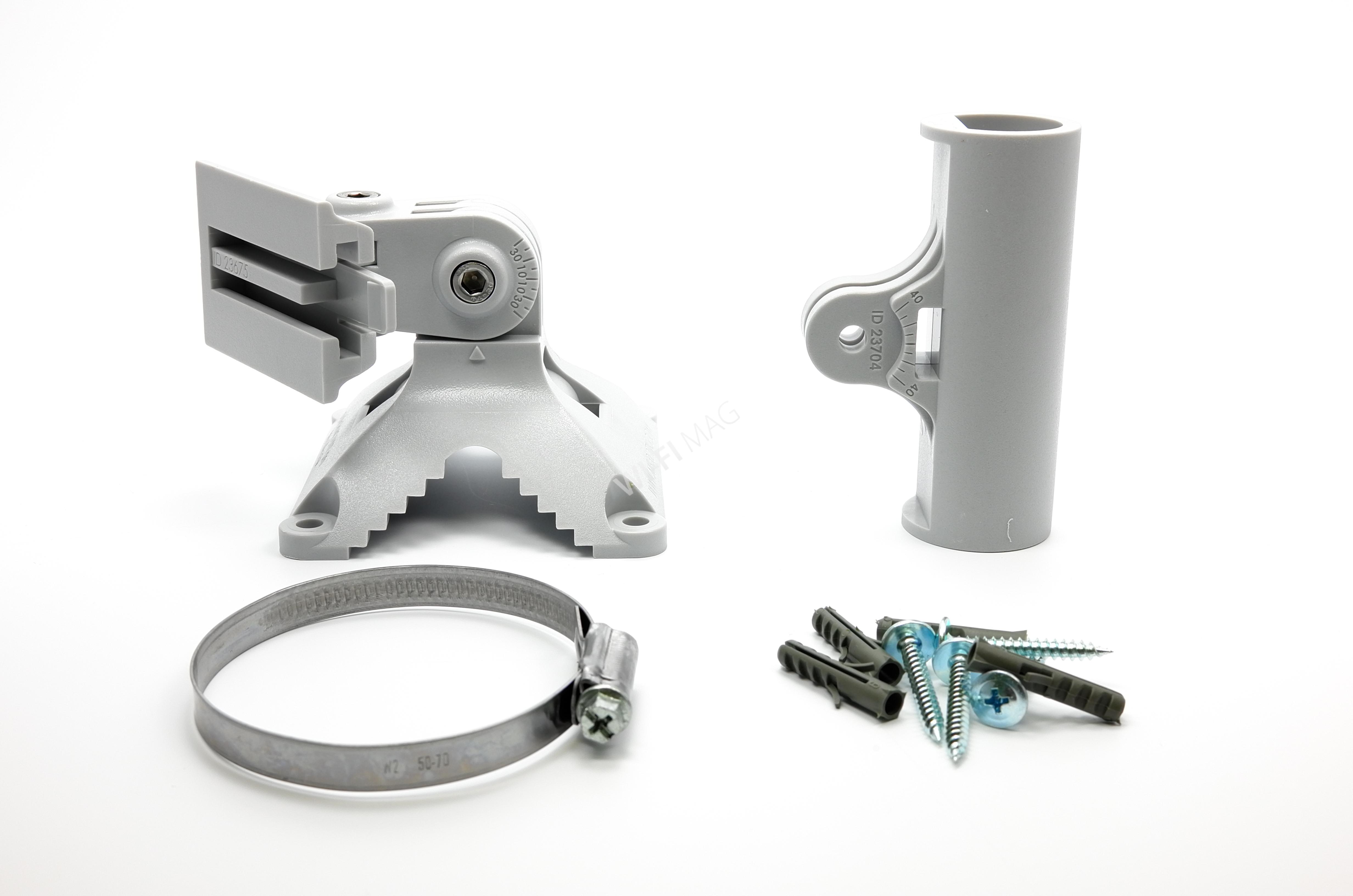 QMP Mikrotik QMP Quick Mount Pro Montaj Aparatı ( Duvar ve Boru bağlantısı) Yatay Dikey Açılı