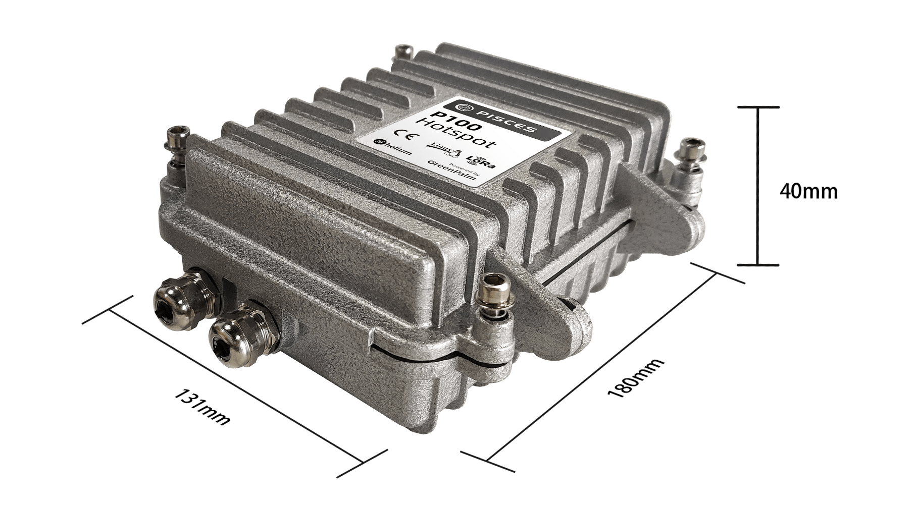 WI-PISCES-P100 PISCES P100 LORA GATEWAY + SAW FILITRE