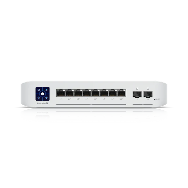 USW-Enterprise-8-PoE UniFi 8 port 2.5GbE POE switch with SFP+ uplink