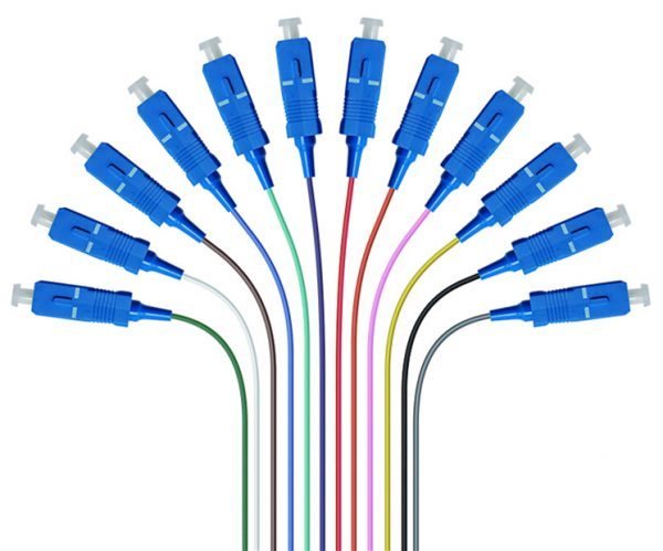 FBR-PT-SM-SC-UPC-12CORE-1M 12 CORE - RENKLI SC UPC SM 9/125 PIGTAIL - 1 MT
