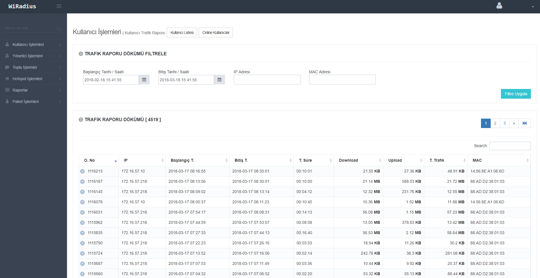 WIPOINT-50 50 ONLINE KULLANICI HOTSPOT VE LOGIN YONETIM / YILLIK